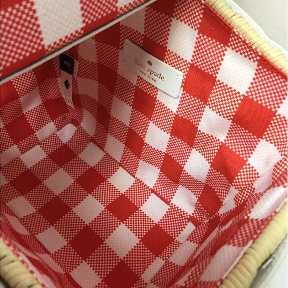Kate Spade Picnic in the Park Wicker Basket Bag Purse NWT - Picture 8 of 9